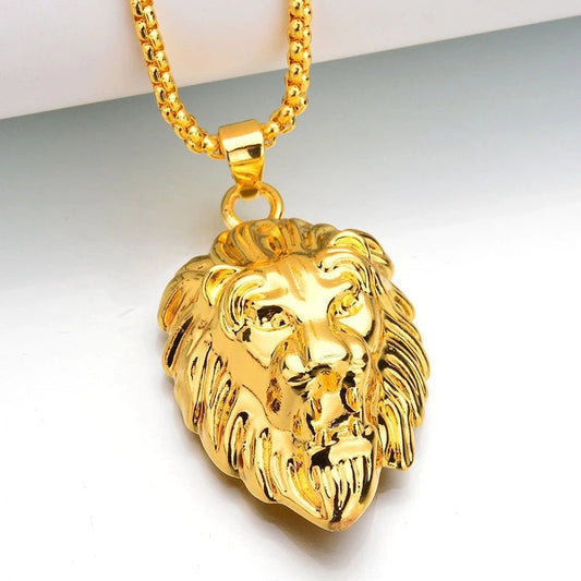 Collar con dije de león Dominion | Oro