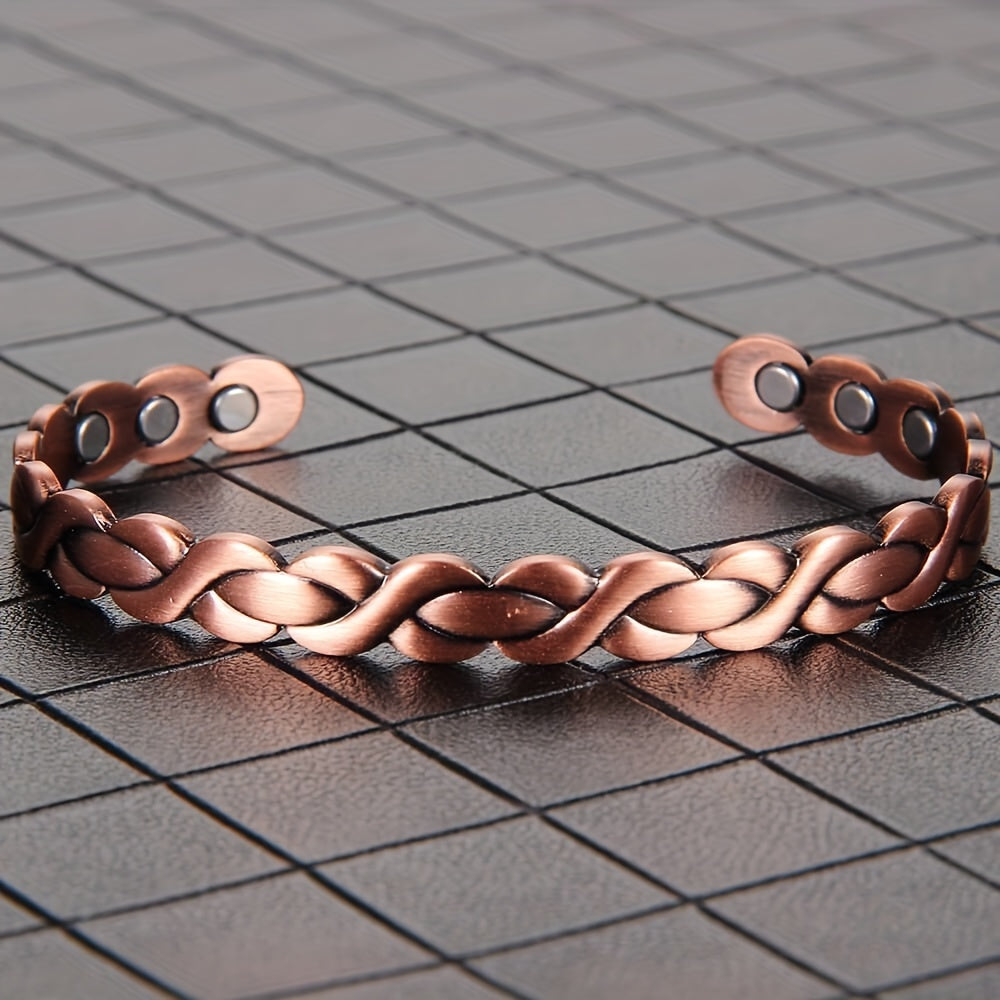 Pulsera de cobre Braided Harmony