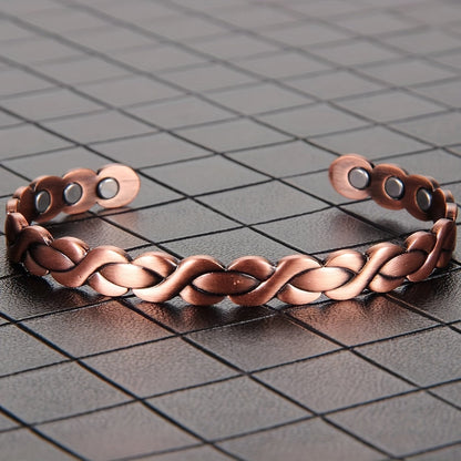 Pulsera de cobre Braided Harmony