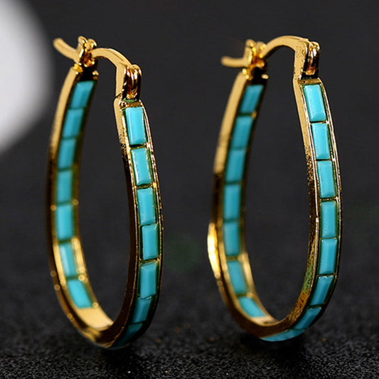 Aretes Caspian Edge | Oro
