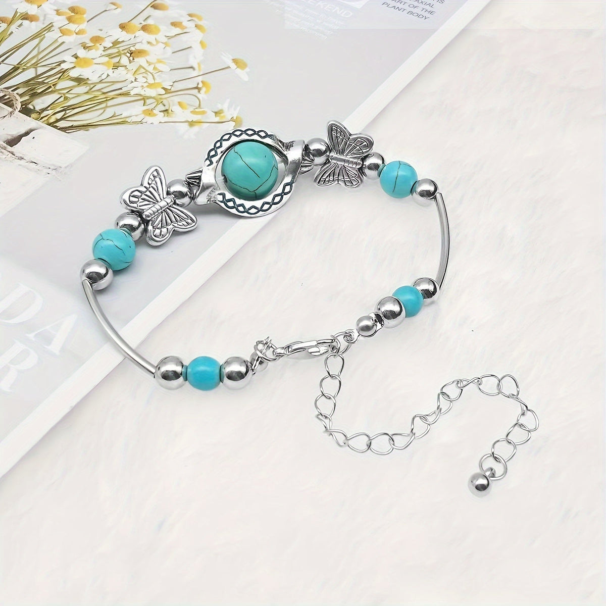 Oasis Butterfly Drift Bracelet | White Gold