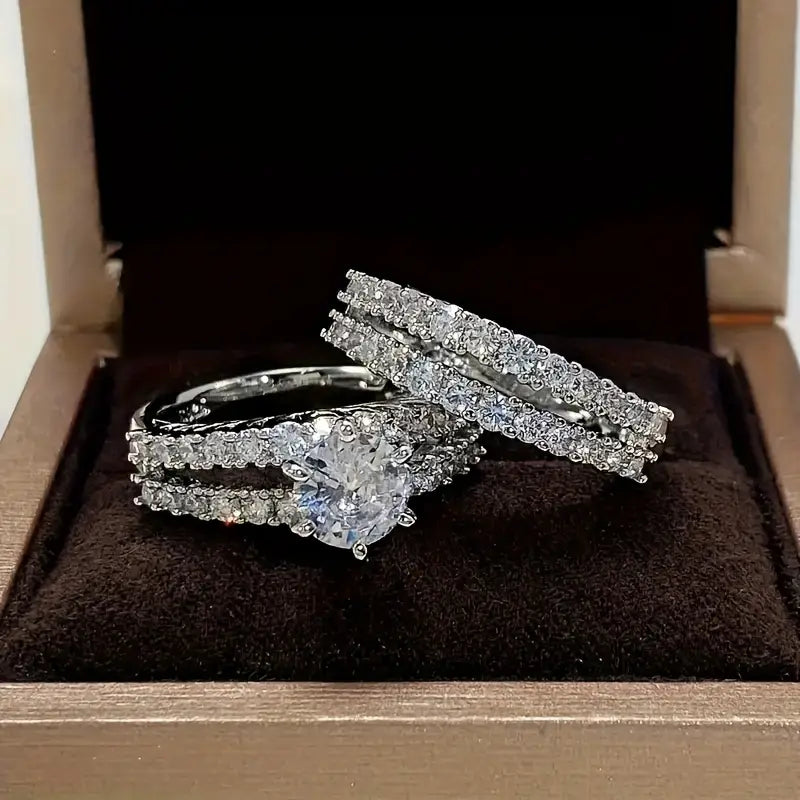 Set de anillos Resplandor Eterno | Oro