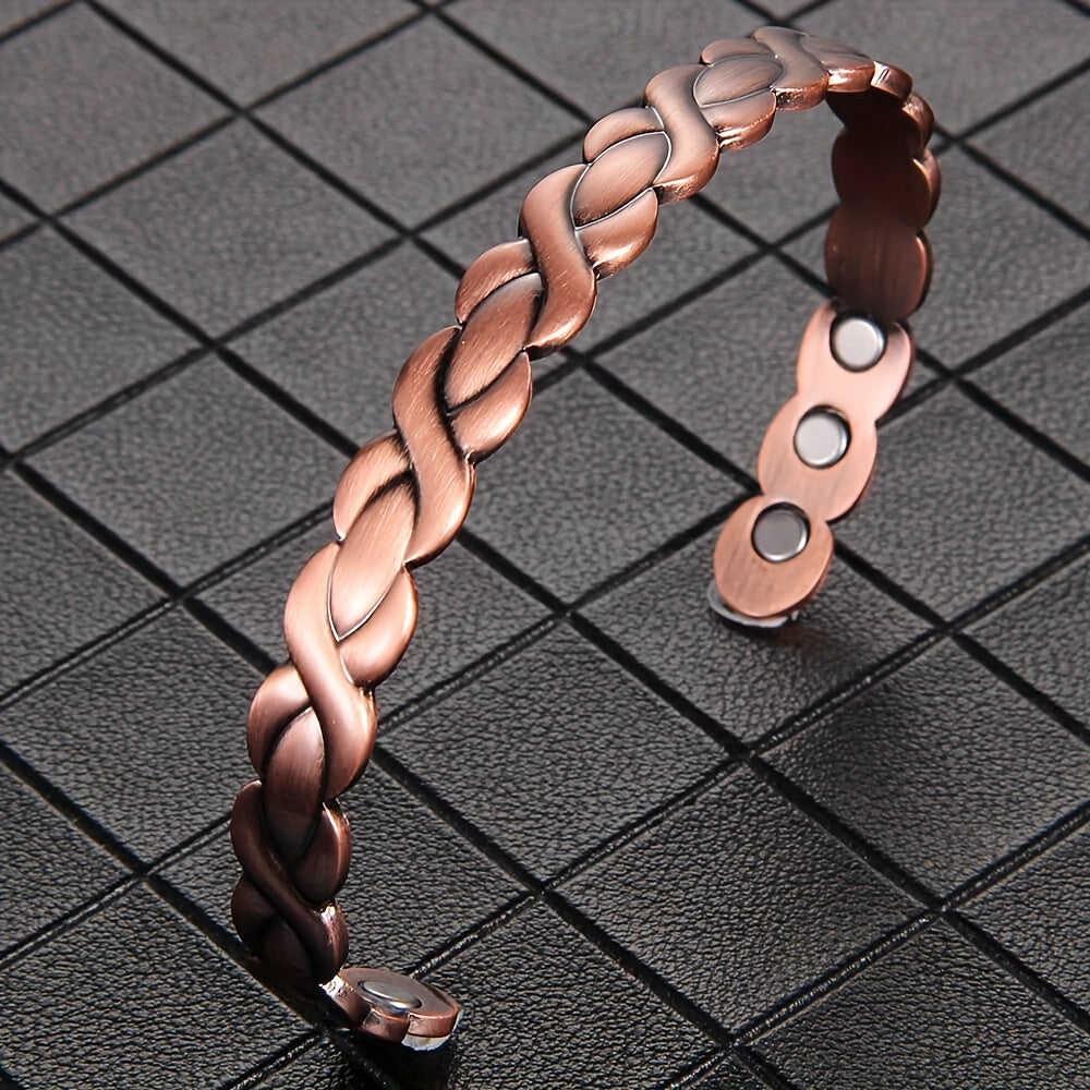 Pulsera de cobre Braided Harmony