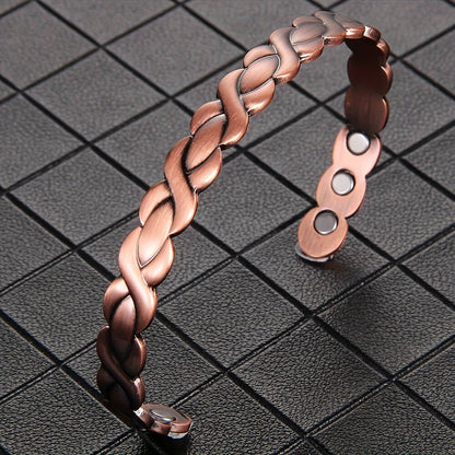 Pulsera de cobre Braided Harmony