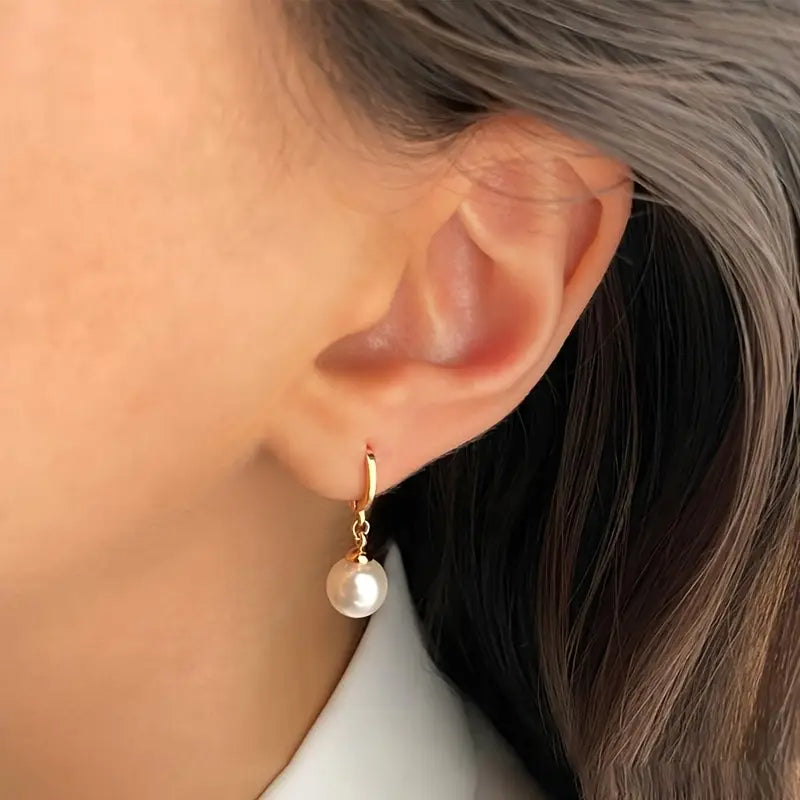 Juego de joyas de perlas Golden Grace | Oro