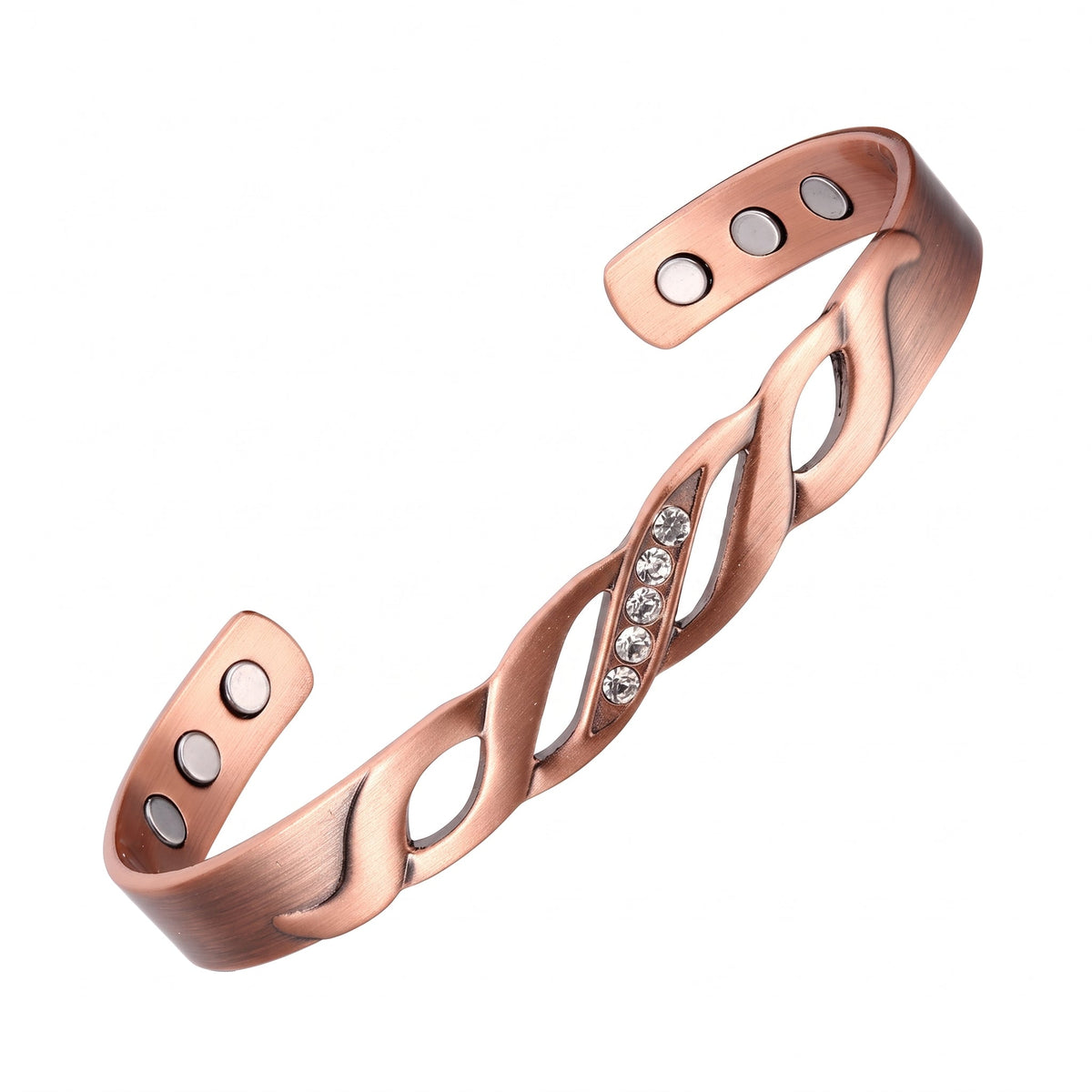 Pulsera de cobre Vivienne Interlace