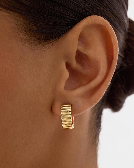 Aretes Classic Ridge | Oro