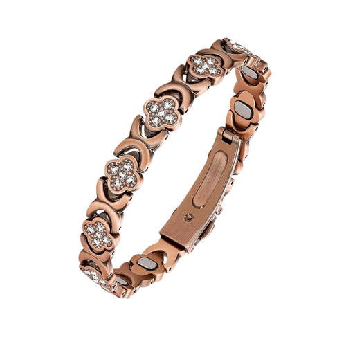 Pulsera de cobre Crystal Blossom