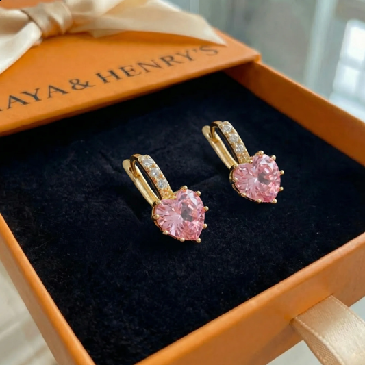 Aretes de aro Cupid Glow | Oro