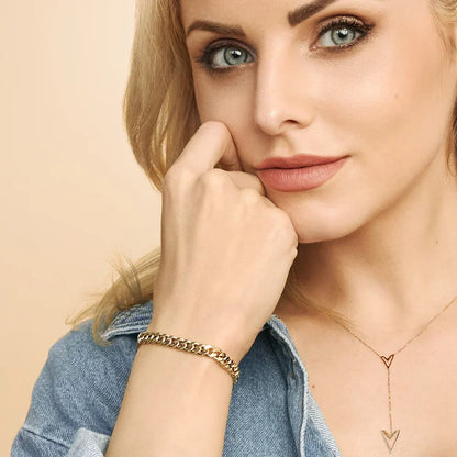 Pulsera cubana Estate | Oro