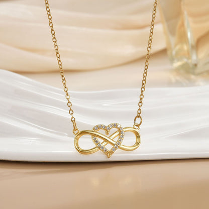 Collar Nudo de Amor Infinito | Oro