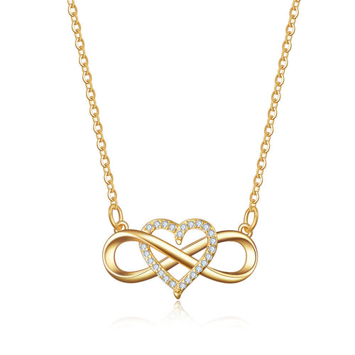 Collar Nudo de Amor Infinito | Oro