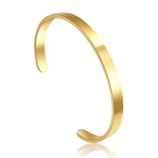 Brazalete rígido Ronan | Oro