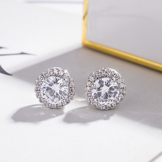 Aretes Solea Spark | Oro blanco