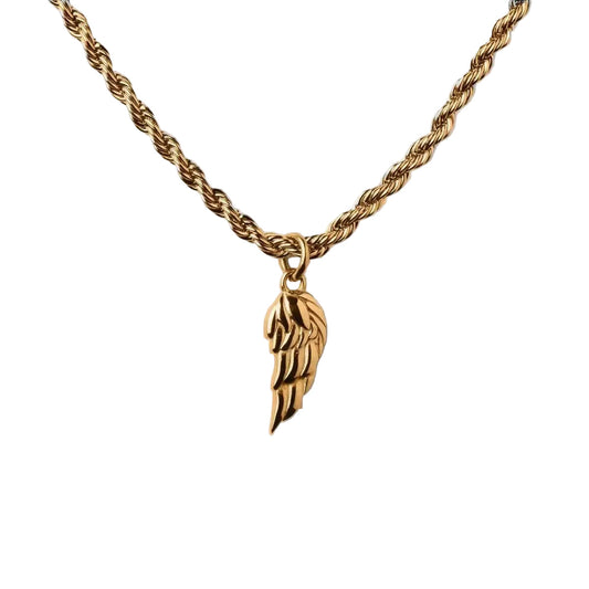 Collar con dije de ala Elio | Oro