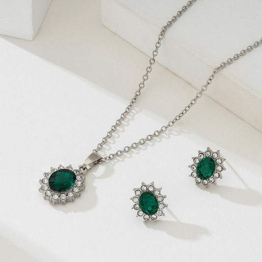 Conjunto de Joyas Katya Smeryn | Oro blanco