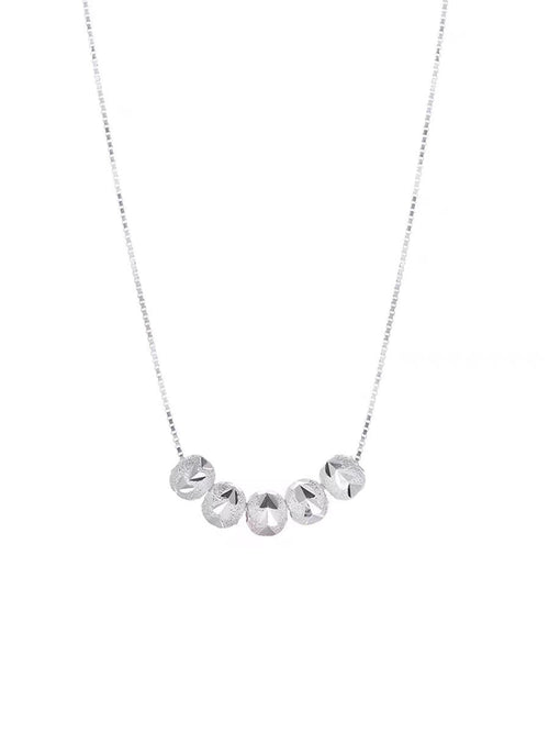 Collar Serena Granata | Oro blanco