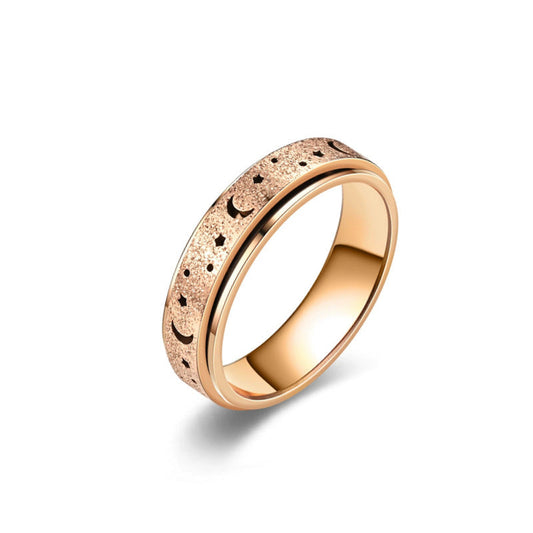 Anillo Atlas Night Sky | Oro rosa