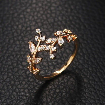 Anillo de oro Elegant Vine | Oro