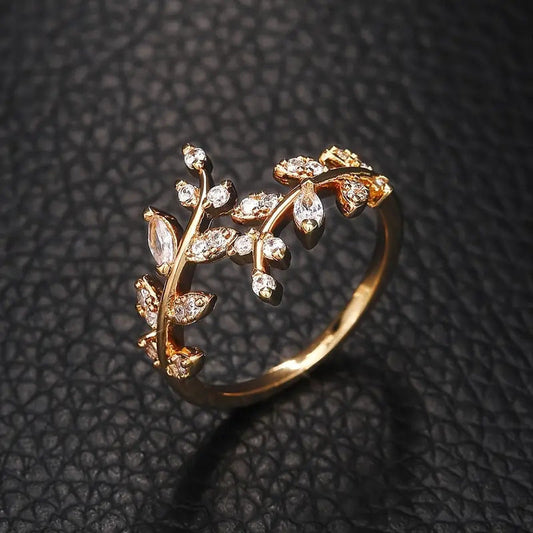 Anillo de oro Elegant Vine | Oro