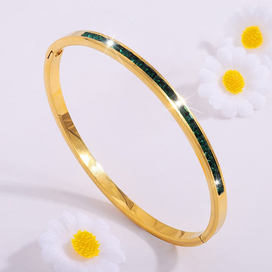 Pulsera Liora Bellanotte Verde | Oro