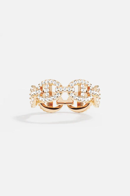Anillo Isla Marina | Oro blanco