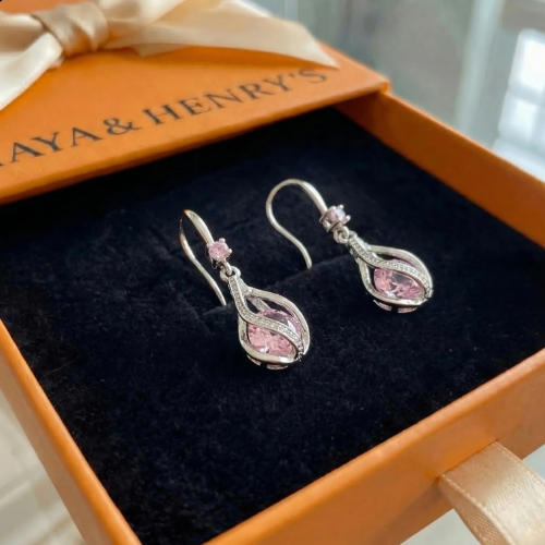 Aretes Rosalith Lumen Twist | Oro blanco