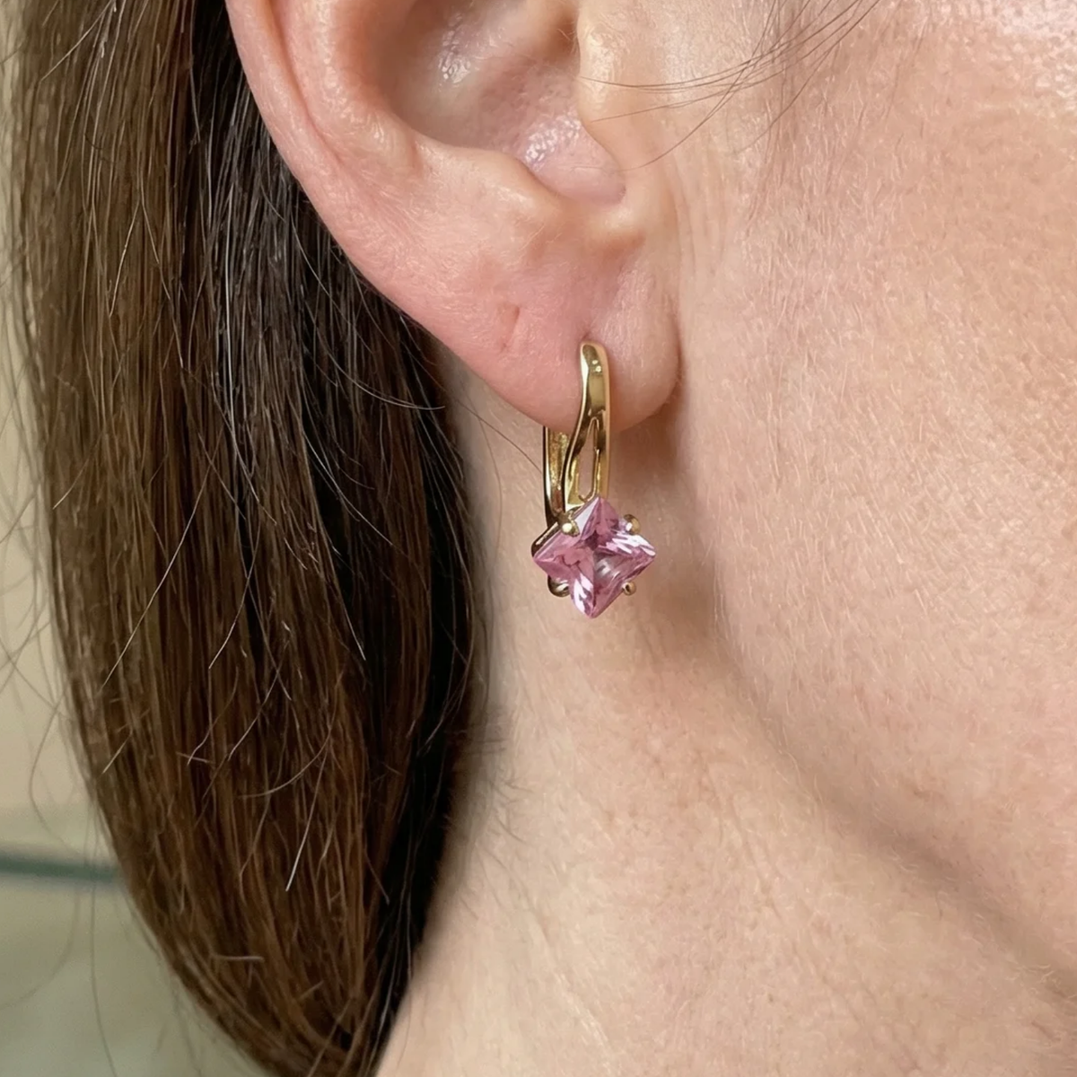 Aretes Rosaluxe Crownlight | Oro rosa