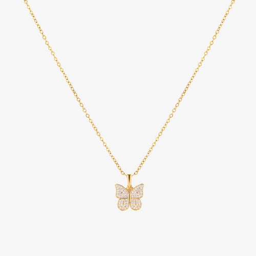 Collar Mariposa Radiante | Oro