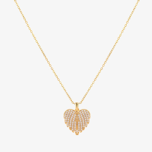 Angel Wings Necklace | Gold