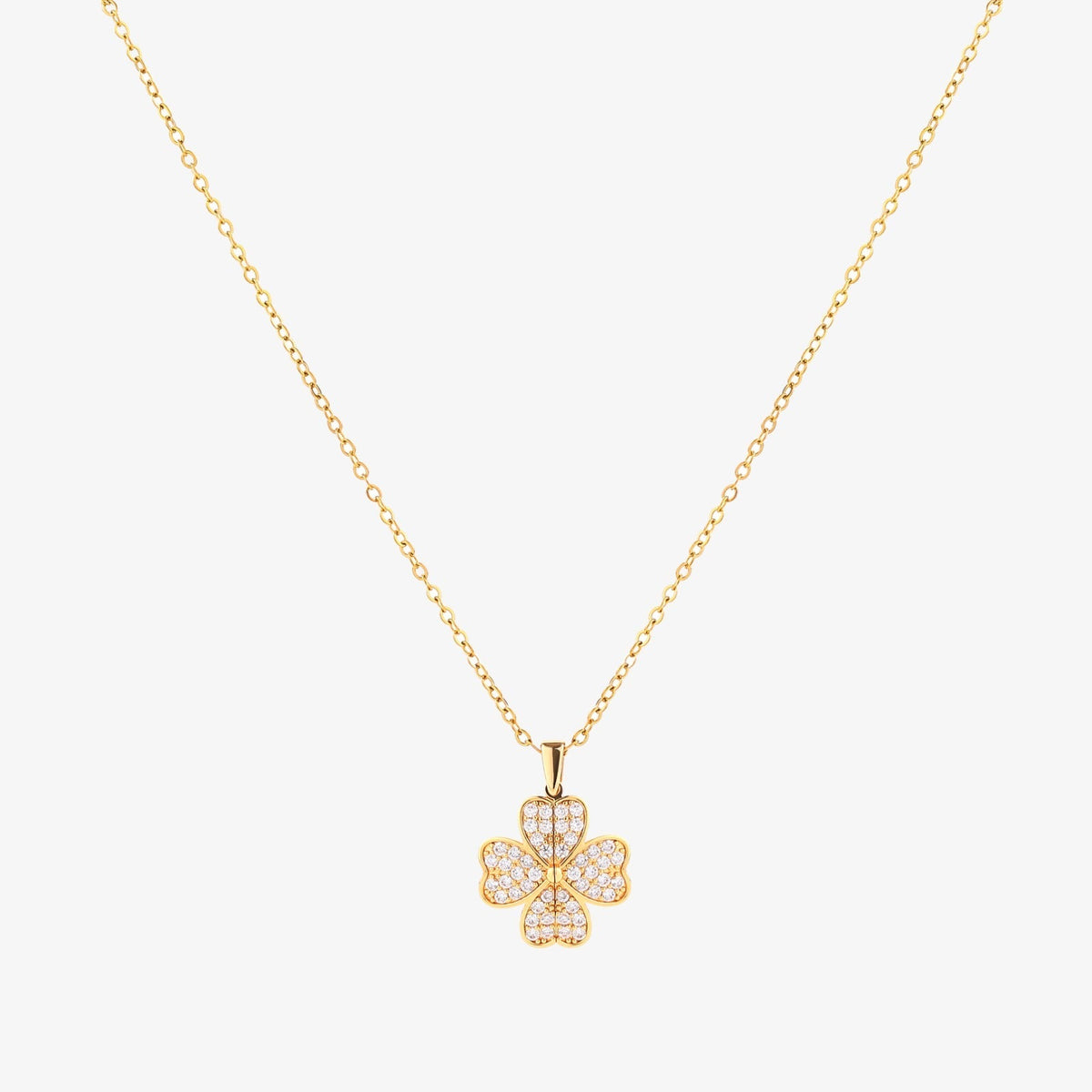 Collar Corazón Florecer | Oro