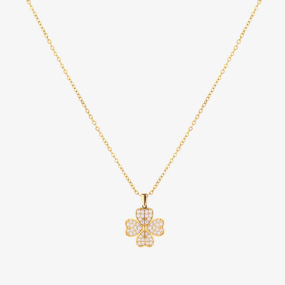 Collar Corazón Florecer | Oro