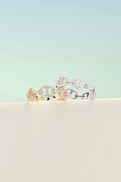 Anillo Isla Marina | Oro blanco