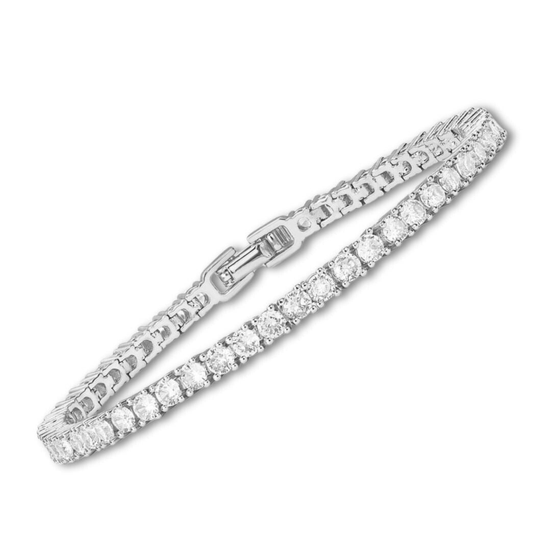 Pulsera de tenis | Oro blanco