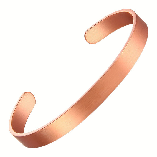 Brazalete minimalista de cobre