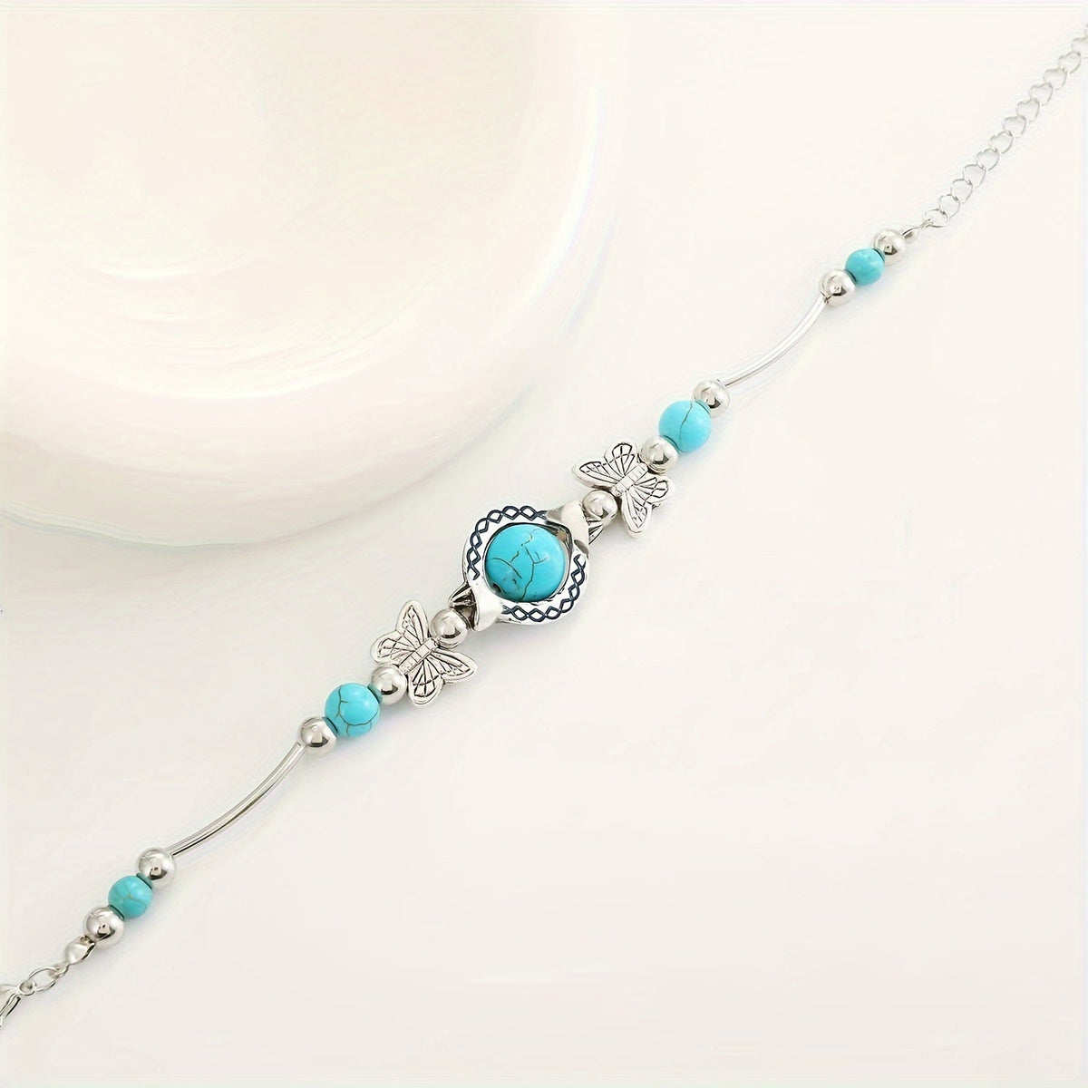 Oasis Butterfly Drift Bracelet | White Gold