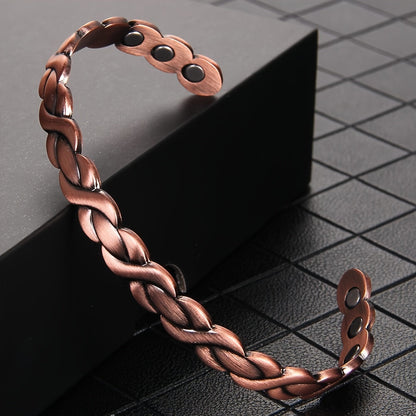 Pulsera de cobre Braided Harmony