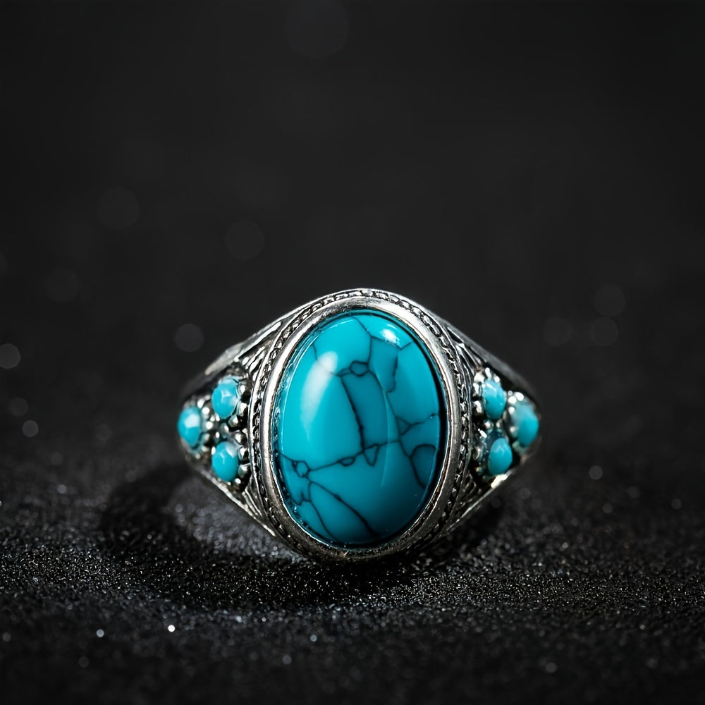 Nomad Blue Stone Ring | White Gold