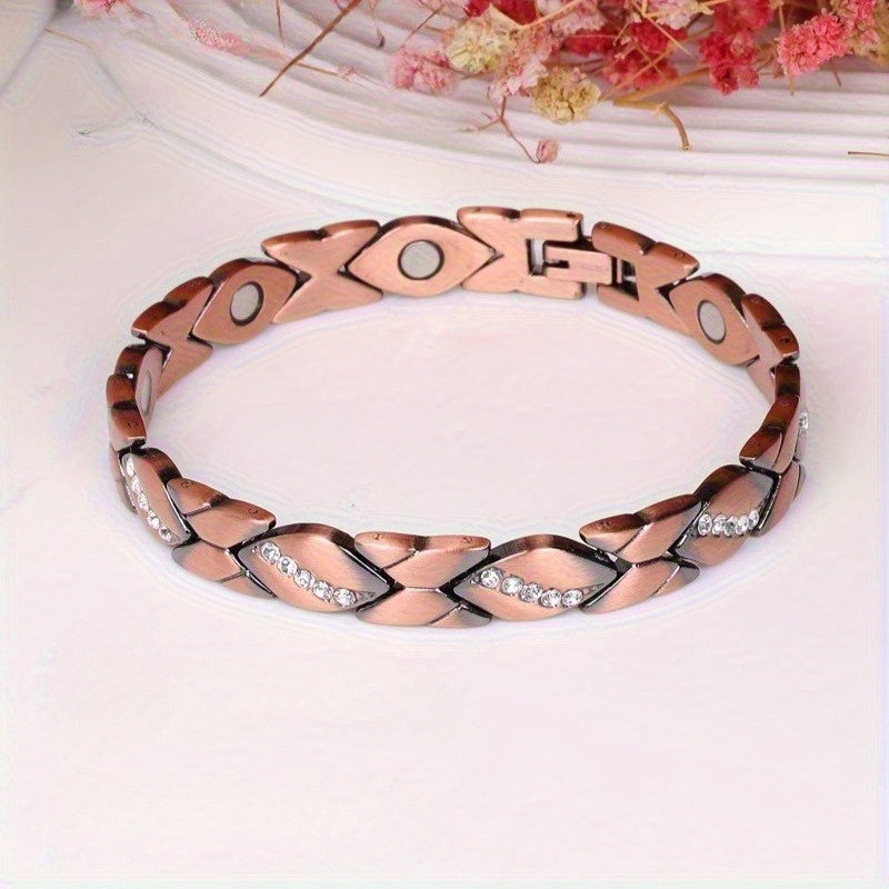 Pulsera de cobre con mosaico Emmeline