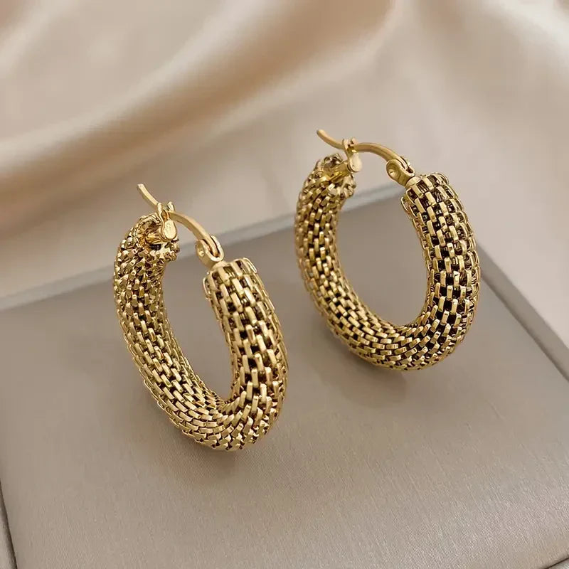 Aretes de Aro Golden Tide | Oro