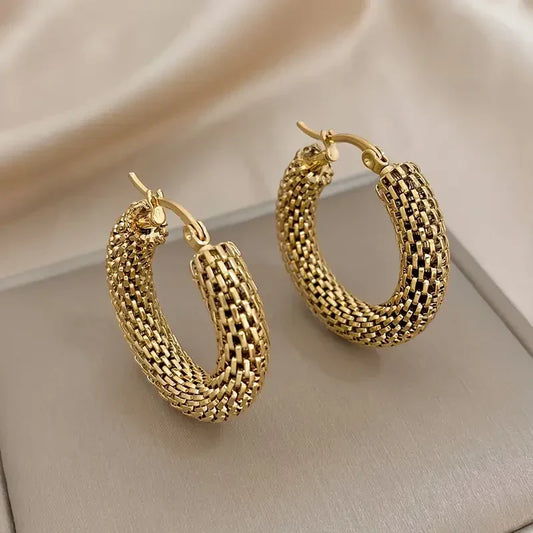 Aretes de Aro Golden Tide | Oro