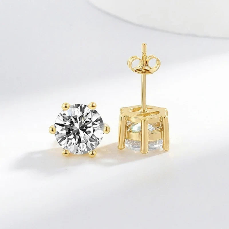 Aretes Tera | Oro blanco