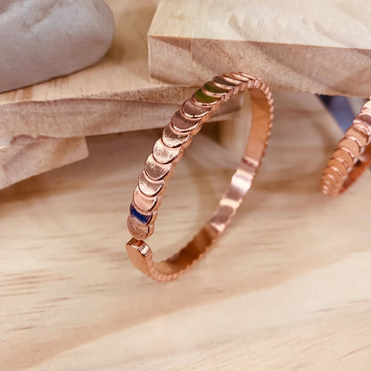 Pulsera de cobre Marina Celeste
